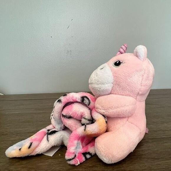 Little Beginnings Unicorn Lovey Plush Security Blanket - Picture 3 of 5